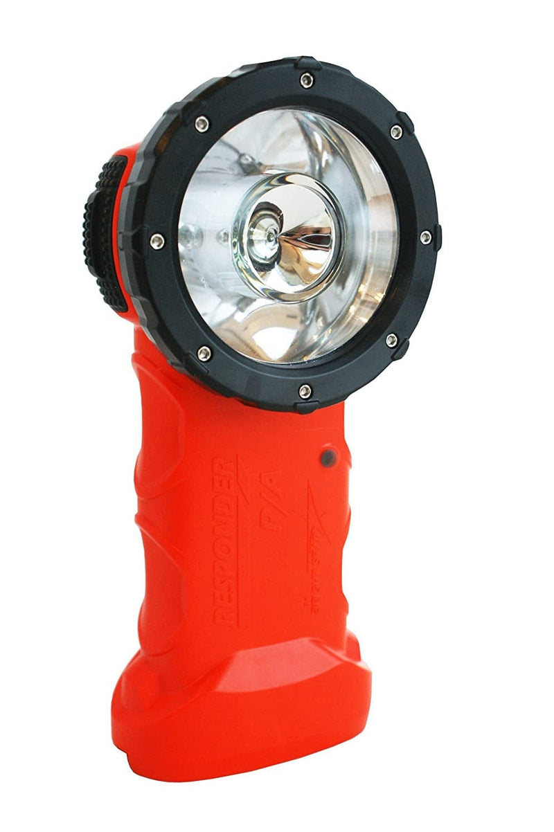 Brightstar Responder Right Angle Flashlight | Intrinsically Safe UL Class I, Division 1-3 Certified, 205 Lumens LED Spotlight for Fire Rescue, Work, Industrial Use, Emergencies, & More