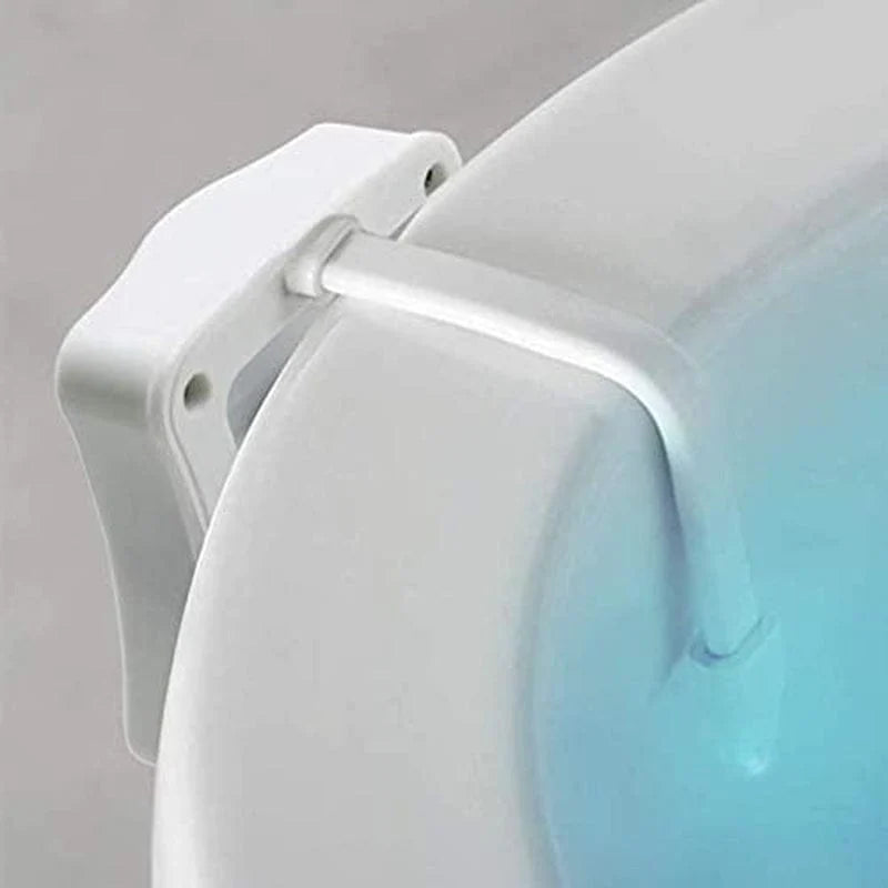 BSASHF Color Changing Toliet Night Light Motion Sensor Led Multi-Color Toilet Light Toilet Motion Activated Led Light Washroom Light UV Slap Activated Butt Lamp Smart Light Commode Night Lamp(16 1)