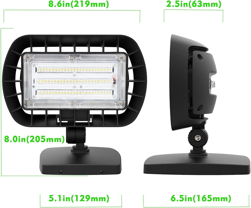 Bulbeats Multi-Purpose 50W Integrated LED Security Wall Pack Flood Light, 5500LM Super Bright, 5000K Daylight, Dusk to Dawn, IP65 Waterproof Security Flood Light for Outdoor Security Lighting Home & Garden > Lighting > Flood & Spot Lights bulbeats   