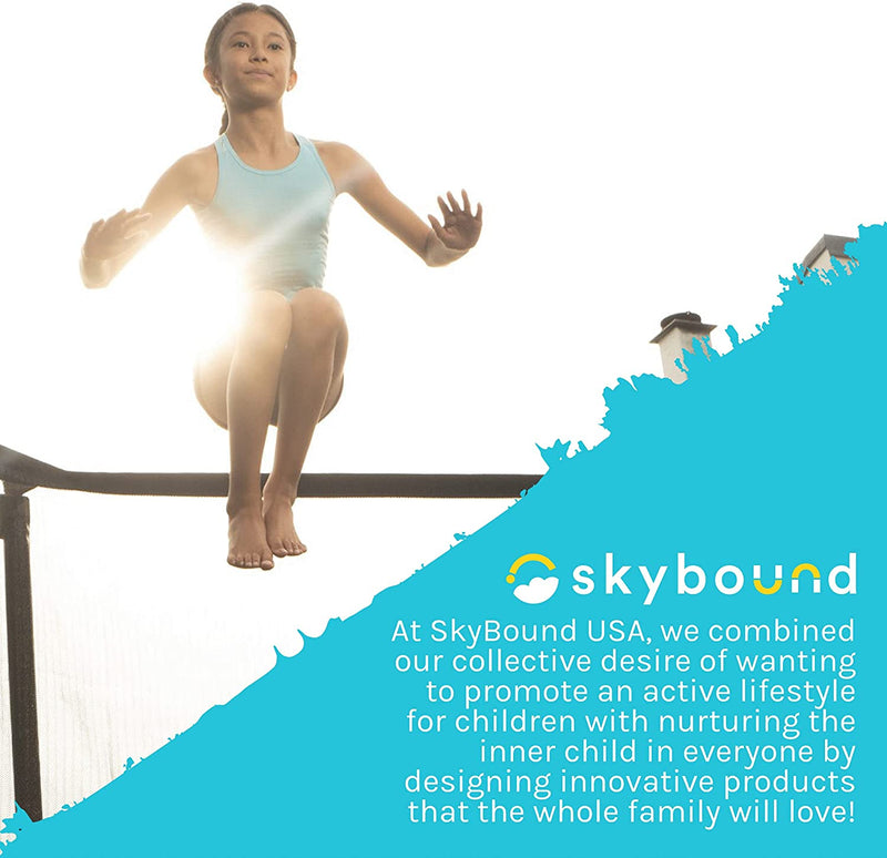 Skybound Two-Steps Universal Trampoline Ladder - Wide-Step Ladder for Trampoline - Heavy-Duty Steel Ladder with Non-Slip Plastic Steps - Trampoline Parts and Accessories - Durable and Easy Install Sporting Goods > Outdoor Recreation > Winter Sports & Activities SkyBound   