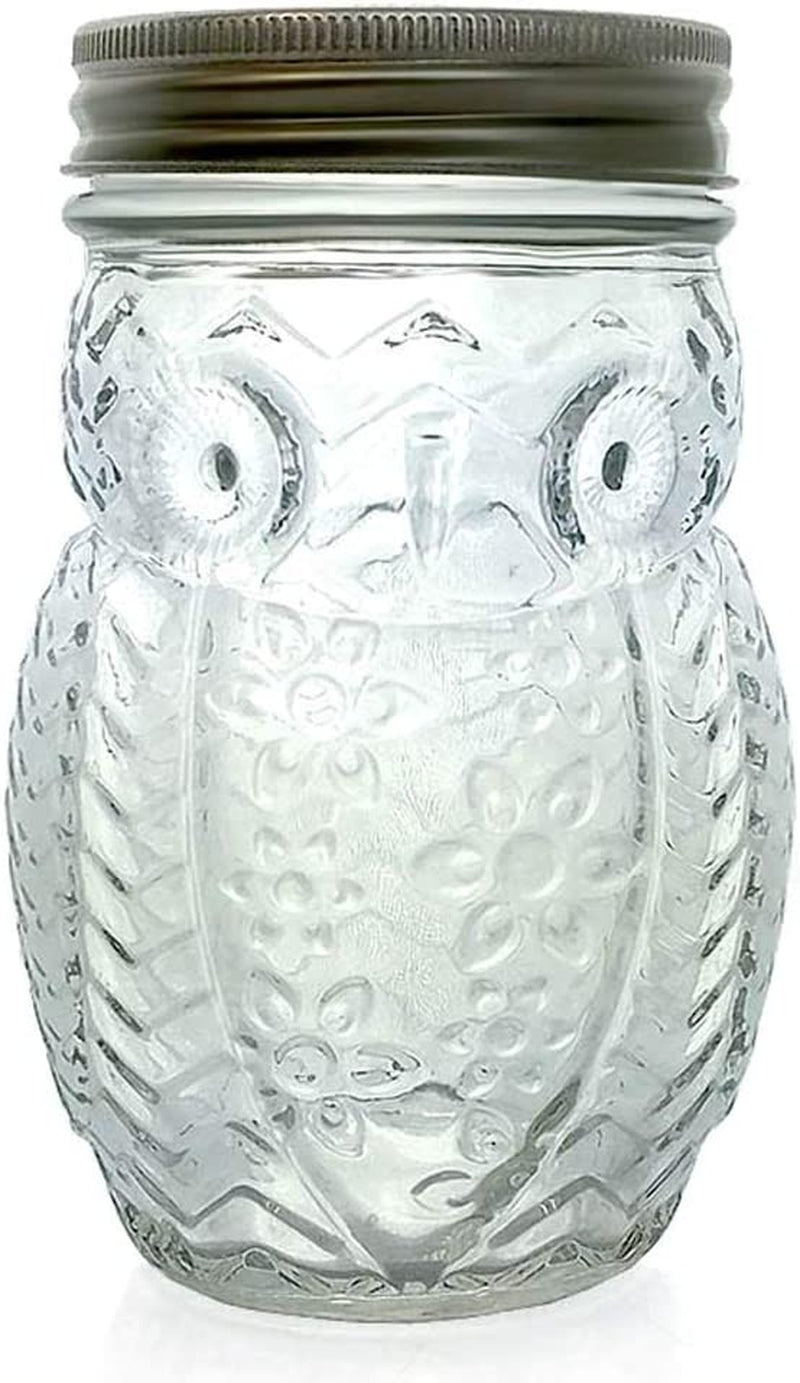 Owl Mason Jar with Lid - 12 Ounce Home & Garden > Kitchen & Dining > Barware Barproducts.com, INC   