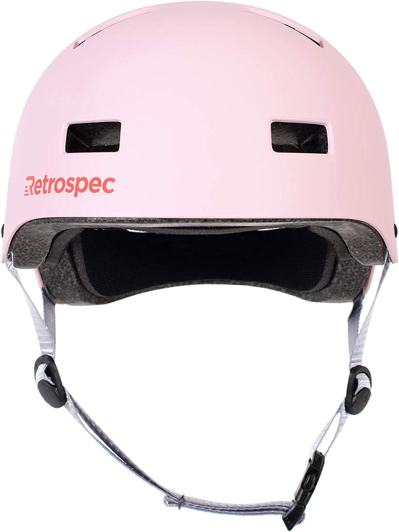 Retrospec CM-1 Bicycle / Skateboard Helmet for Adult Commuter, Bike, Skate , Matte Whisper Pink, 51-55 Cm / Small Sporting Goods > Outdoor Recreation > Cycling > Cycling Apparel & Accessories > Bicycle Helmets Retrospec   
