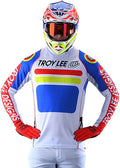Troy Lee Designs Cycling MTB Bicycle Mountain Bike Jersey Shirt for Men, Sprint Jersey Drop in SRAM Sporting Goods > Outdoor Recreation > Cycling > Cycling Apparel & Accessories Troy Lee Designs White Small 