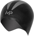 MP Michael Phelps X-O Swimming Cap Sporting Goods > Outdoor Recreation > Boating & Water Sports > Swimming > Swim Caps Aqua Sphere Black/Silver youth large / 11-13 