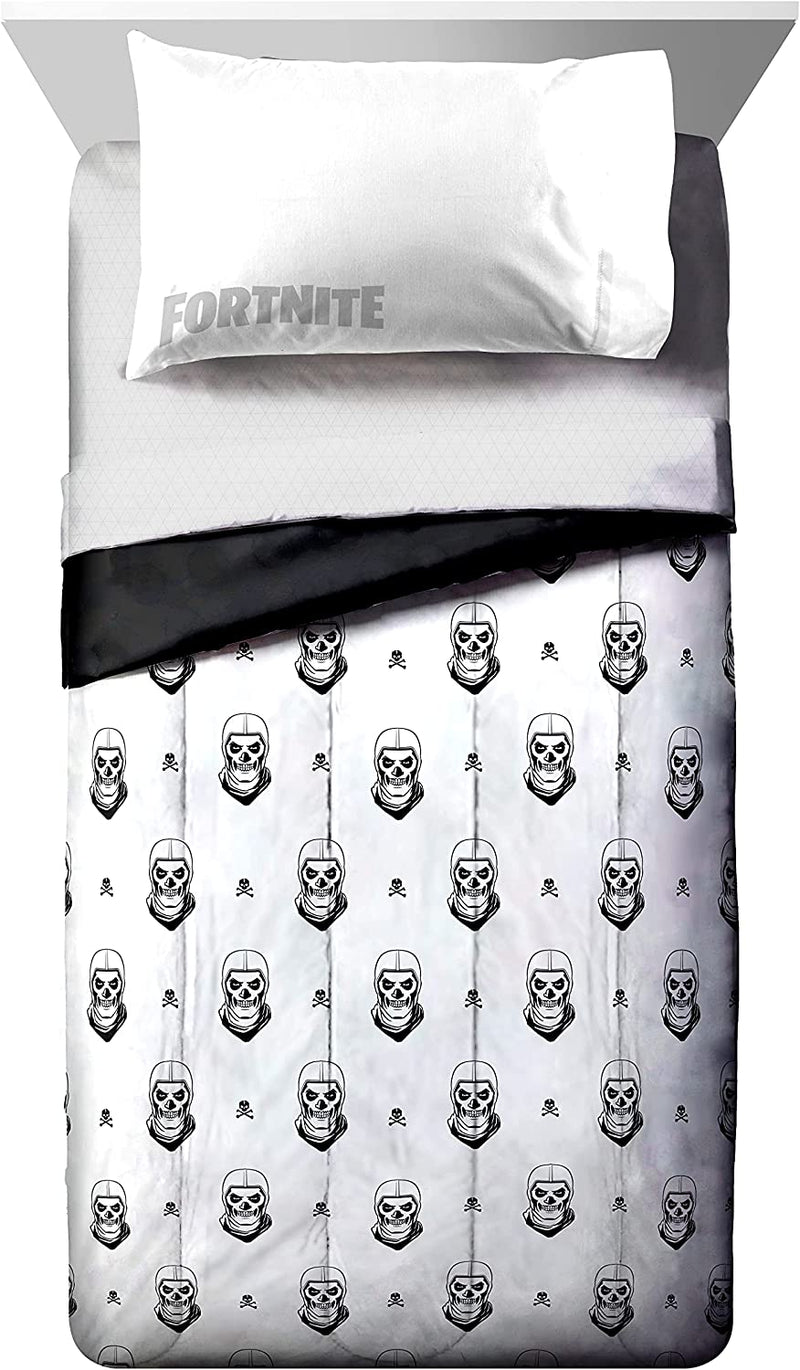 Jay Franco Fortnite Trooper 5 Piece Twin Bed Set - Includescomforter & Sheet Set Bedding - Super Soft Fade Resistant Microfiber (Official Fortnite Product) Home & Garden > Linens & Bedding > Bedding Jay Franco   
