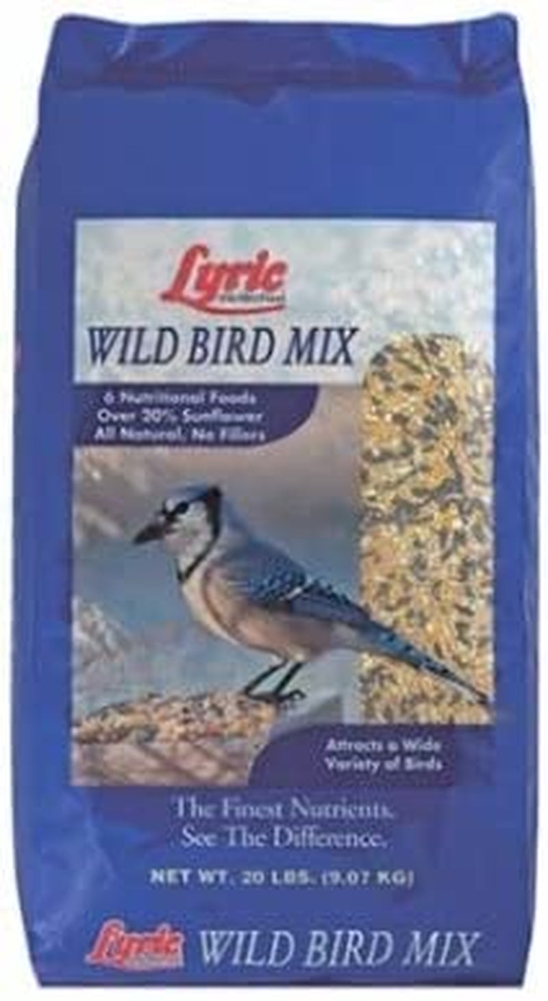 Lyric Wild Bird Mix Bird Seed, Bird Food for outside Feeders, 40 Lb. Bag Animals & Pet Supplies > Pet Supplies > Bird Supplies > Bird Food LEBANON SEABOARD CORP. Bird Mix 20 lb 