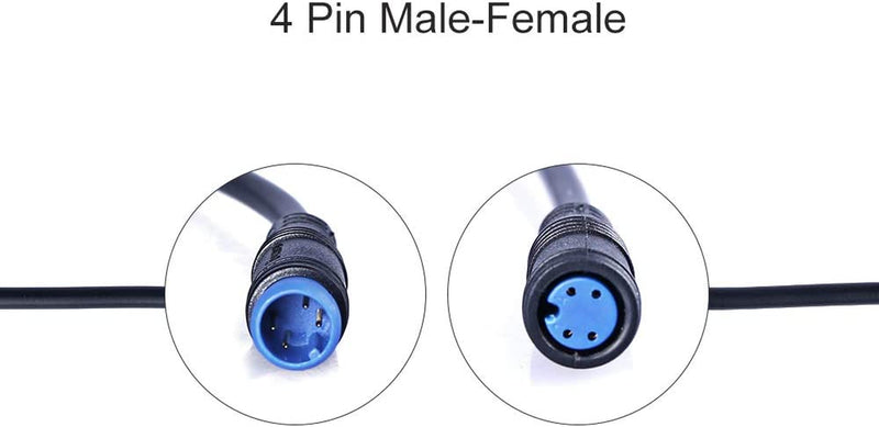 BAFANG Extension Cable 4Pin Plug Connector BBS Ebike Conversion Kit (4Pin Connector 60Cm) Sporting Goods > Outdoor Recreation > Cycling > Bicycles BAFANG   