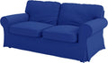 Custom Slipcover Replacement Cotton Ektorp Loveseat Cover Replacement Is Made Compatible for IKEA Ektorp Loveseat Sofa Slipcover(Coffee Loveseat) Home & Garden > Decor > Chair & Sofa Cushions Custom Slipcover Replacement Polyester Blue Loveseat  