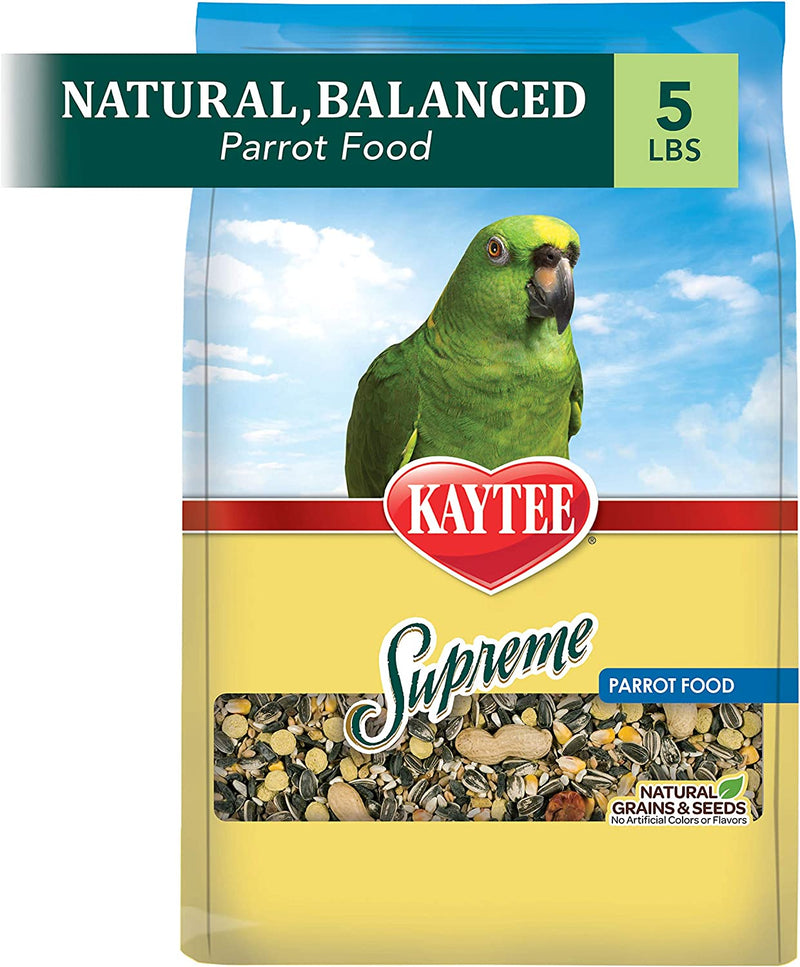 Kaytee Supreme Pet Parrot Bird Food, 5 Pound Animals & Pet Supplies > Pet Supplies > Bird Supplies > Bird Food Central Garden & Pet   
