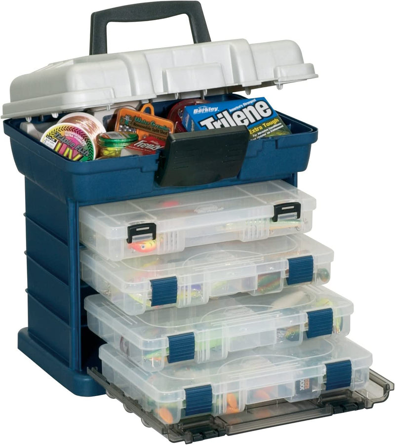 Plano 1364 4-By Rack System 3650 Size Tackle Box, Premium Tackle Storage Sporting Goods > Outdoor Recreation > Fishing > Fishing Tackle Dreme Corp   