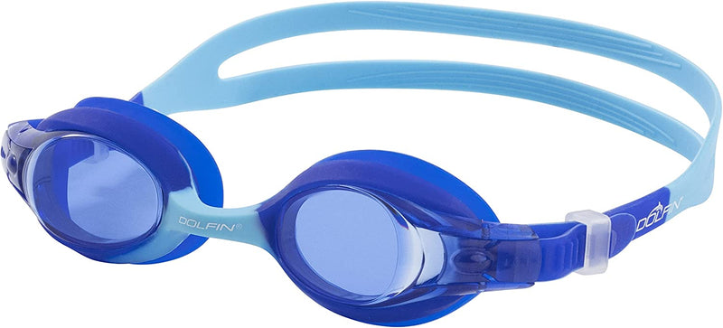 Dolfin Flipper Junior Swimming Goggles - Unisex Swimwear for Teens Sporting Goods > Outdoor Recreation > Boating & Water Sports > Swimming > Swim Goggles & Masks Dolfin Blue One Size 