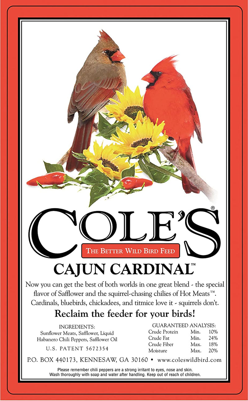 Cole'S CB10 Cajun Cardinal Blend Bird Seed, 10-Pound Animals & Pet Supplies > Pet Supplies > Bird Supplies > Bird Food Cole's Wild Bird   