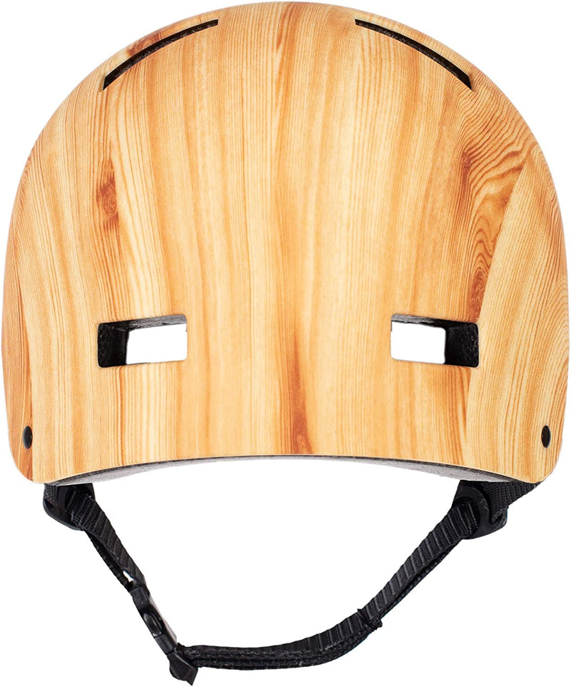 Retrospec Cm-1 Bicycle/Skateboard Helmet for Adult CPSC Certified Commuter, Bike, Skate , Pine Grain, 51-55 Cm / Small