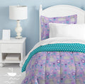 Dream FACTORY Cat Garden Comforter Set, Twin, Gray,2A862601Gy Home & Garden > Linens & Bedding > Bedding > Quilts & Comforters dream FACTORY Gray Twin 