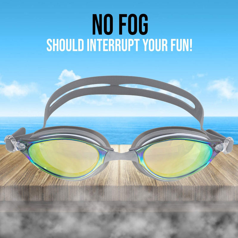 Splaqua Swim Goggles Adult Men Women Youth Kids anti Fog Mirrored UV Protection Sporting Goods > Outdoor Recreation > Boating & Water Sports > Swimming > Swim Goggles & Masks Splaqua   