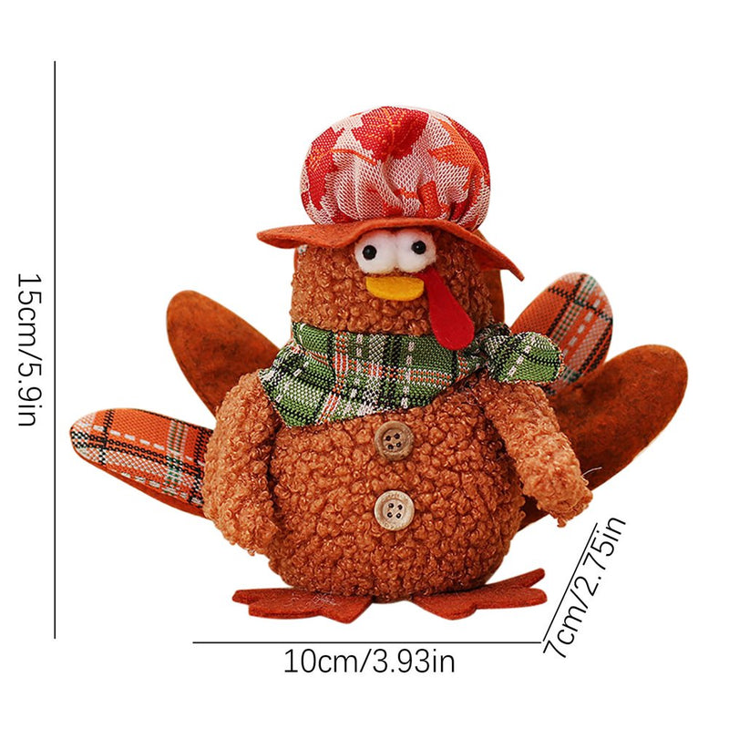 POROPL Event & Party Supplies,Thanksgiving Scene Decoration Doll Decoration Turkey Doll with Lamp and Tail Arts & Entertainment > Party & Celebration > Party Supplies POROPL   