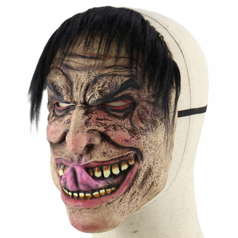 Halloween Mask, Men'S Creepy Scary Horrific Mask Funny Latex Mask for Halloween Costume Party Cosplay Props Apparel & Accessories > Costumes & Accessories > Masks LOVEBAY   