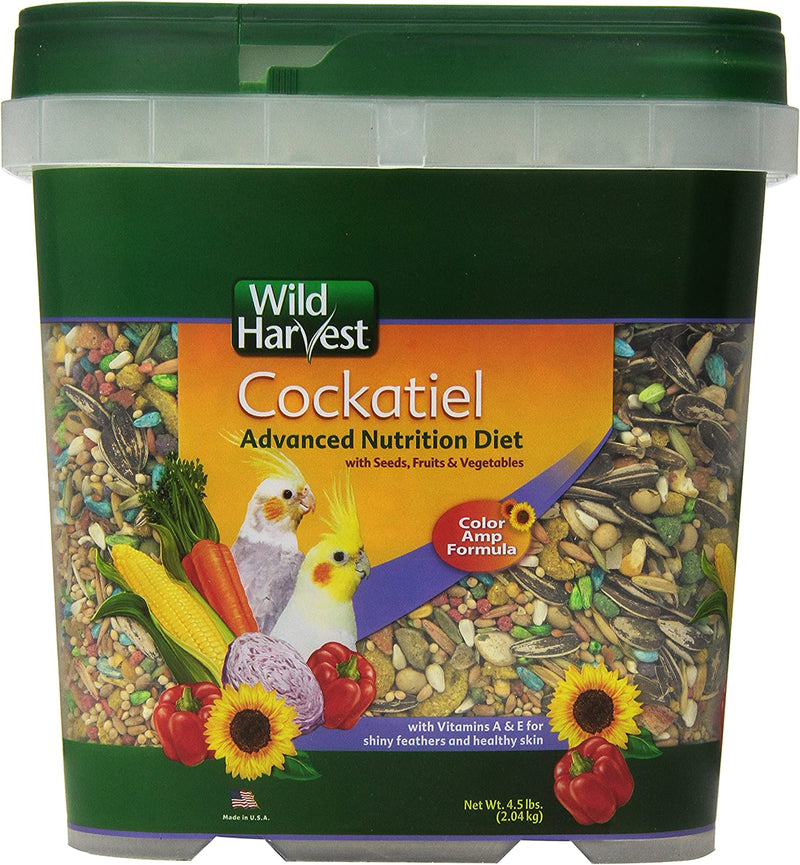 Wild Harvest WH-83541 Wild Harvest Advanced Nutrition Diet for Cockatiels, 4.5-Pound Animals & Pet Supplies > Pet Supplies > Bird Supplies > Bird Food Wild Harvest   