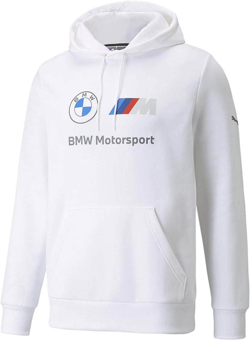 PUMA Men'S Standard BMW MMS Essentials Fleece Hoodie Sporting Goods > Outdoor Recreation > Winter Sports & Activities PUMA Puma White X-Large 