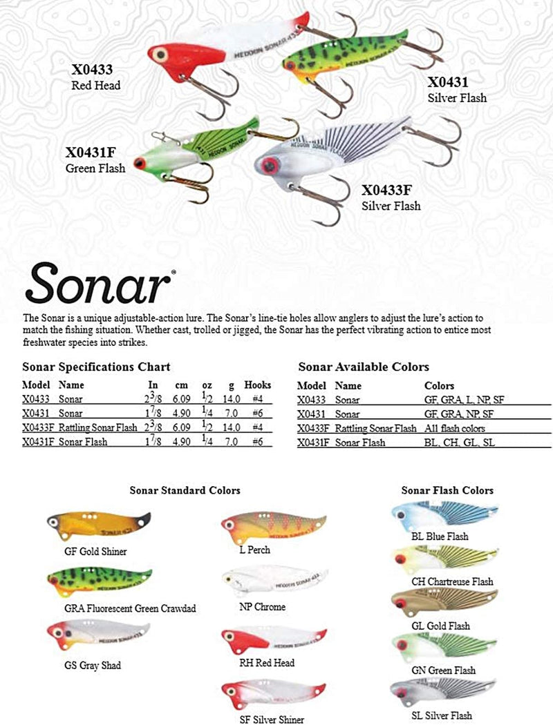 Heddon Sonar Adjustable-Action Fishing Lure Sporting Goods > Outdoor Recreation > Fishing > Fishing Tackle > Fishing Baits & Lures Pradco Outdoor Brands   
