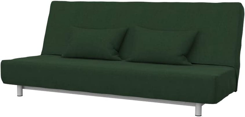 SOFERIA Replacement Compatible Cover for BEDDINGE 3-Seat Sofa-Bed, Fabric Eco Leather Creme Home & Garden > Decor > Chair & Sofa Cushions Soferia Majestic Velvet Bottle Green  