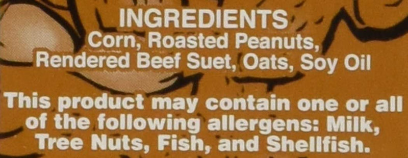 C&S Peanut Butter Delight No Melt Suet Dough 11.75 Ounces, 12 Pack Animals & Pet Supplies > Pet Supplies > Bird Supplies > Bird Food Central Garden & Pet   