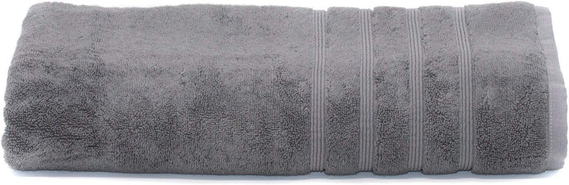 MOSOBAM 700 GSM Hotel Luxury Bamboo-Cotton, Bath Towel Sheets 35X70, Charcoal Grey, Set of 2, Oversized Turkish Towels, Dark Gray Home & Garden > Linens & Bedding > Towels Mosobam Charcoal 1 Bath Sheet 