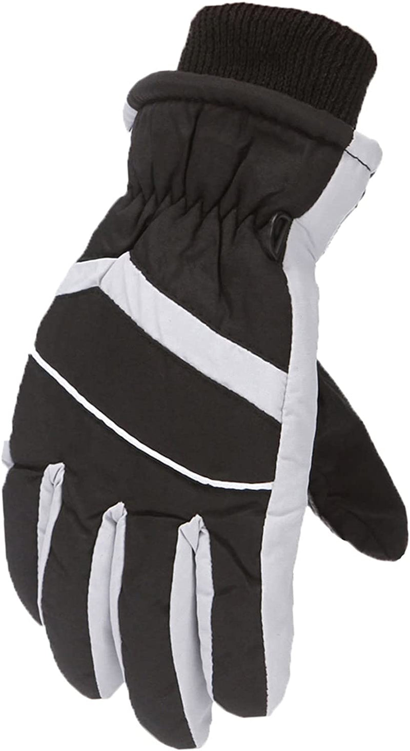 Women Gloves Winter Gloves Outdoor Kids Boys Girls Snow Skating Snowboarding Windproof Warm Gloves Mittens Convertible Sporting Goods > Outdoor Recreation > Boating & Water Sports > Swimming > Swim Gloves Bmisegm White One Size 
