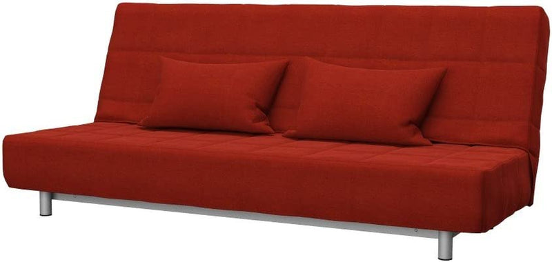 SOFERIA Replacement Compatible Cover for BEDDINGE 3-Seat Sofa-Bed, Fabric Eco Leather Creme Home & Garden > Decor > Chair & Sofa Cushions Soferia Elegance Dark Orange  