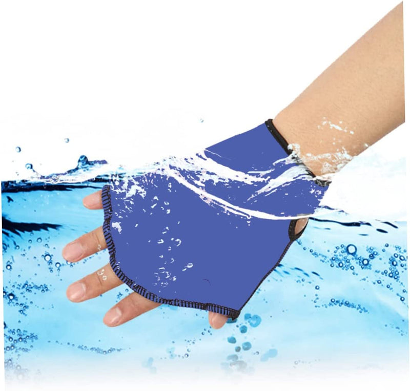 KANTANZE Aquatic Gloves,Swimming Gloves Hand Paddles,Swimming Flipper Fin Gloves Swimming Training Webbed Swim Gloves for Diving Surfing Pool,L 1Pair Sporting Goods > Outdoor Recreation > Boating & Water Sports > Swimming > Swim Gloves KANTANZE   