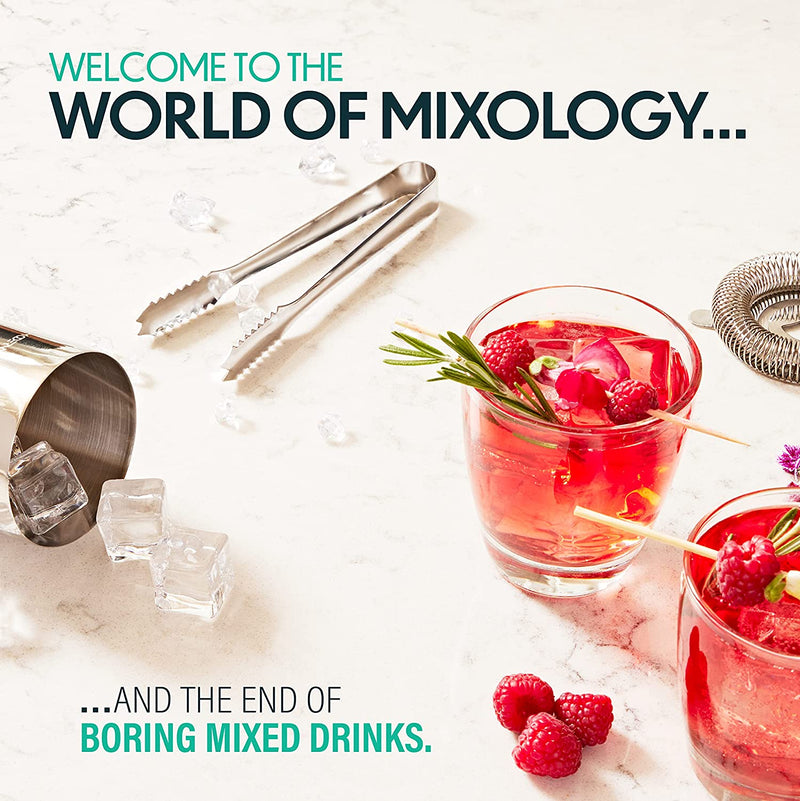 Modern Mixology Cocktail Shaker Set - 24 Piece Stainless Steel Bartender Drink Kit & Stand for Home Bar, Perfect for Drink Mixing at Home, plus Cocktail Recipe Book Home & Garden > Kitchen & Dining > Barware Modern Mixology   