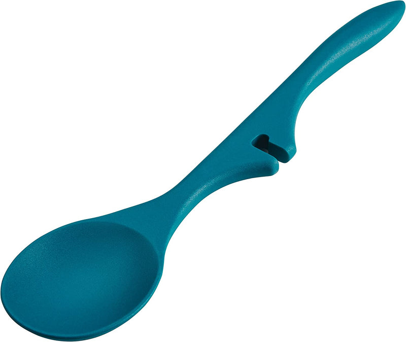 Rachael Ray Tools Silicone Lazy Spoon/Kitchen and Cooking Utensil, 13 Inch, Burgundy Red