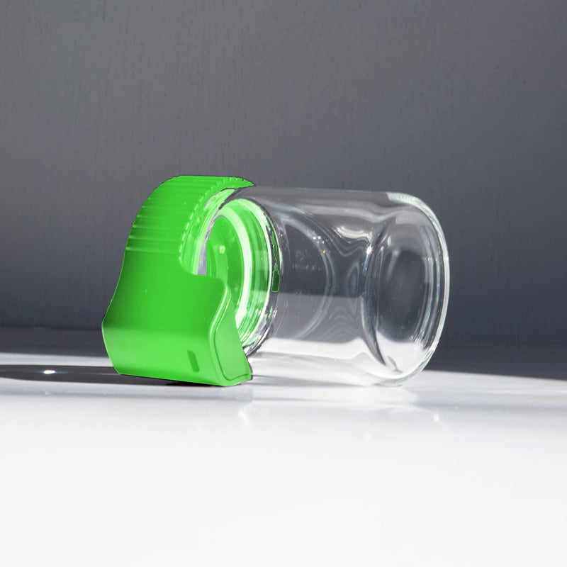 Honeypuff Magnifying Jar with Light, Light-Up LED Transparent Glass Air Tight Storage Jars Magnifying Viewing Jar (Blue) Home & Garden > Decor > Decorative Jars Honeypuff   