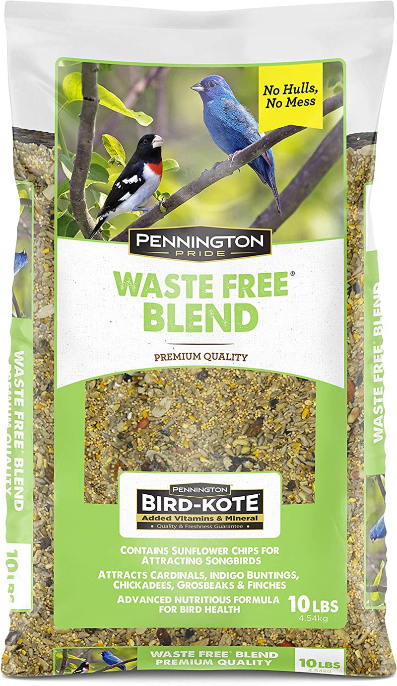 Pennington Pride Waste Free Blend Wild Bird Seed, 10 Lb Animals & Pet Supplies > Pet Supplies > Bird Supplies > Bird Food Central Garden & Pet Bird Seed  