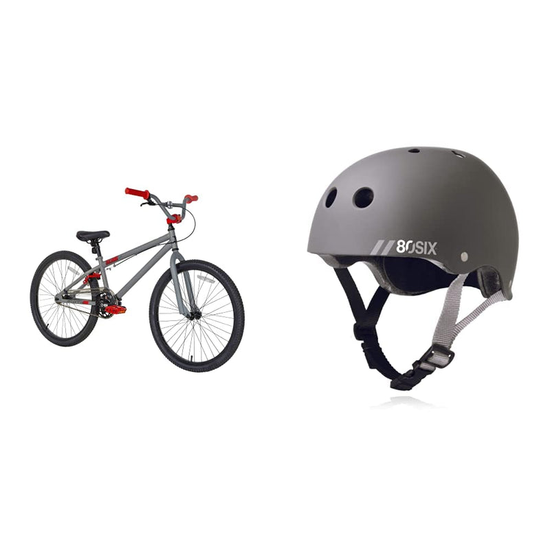 Tony Hawk Aftermath 24" BMX Bike Sporting Goods > Outdoor Recreation > Cycling > Bicycles Chitech Industries II Aftermath Grey Bike + Kids’ Bike 24"
