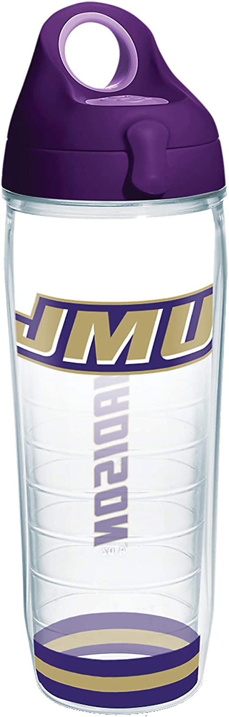 Tervis Made in USA Double Walled James Madison University JMU Dukes Insulated Tumbler Cup Keeps Drinks Cold & Hot, 24Oz - Black Lid, Primary Logo Home & Garden > Kitchen & Dining > Tableware > Drinkware Tervis Arctic 24oz Water Bottle 