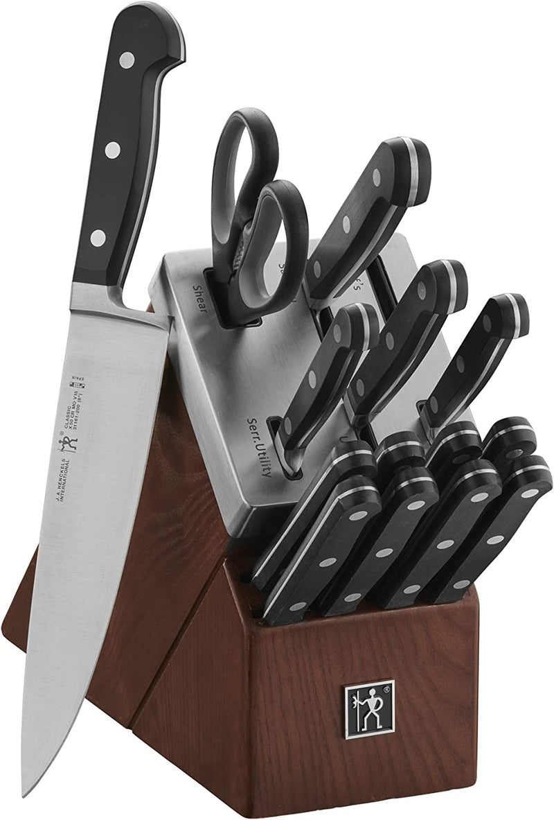 J.A. Henckels International Statement 14-Pc Self-Sharpening Knife Block Set Home & Garden > Kitchen & Dining > Kitchen Tools & Utensils > Kitchen Knives ZWILLING 15-pc  