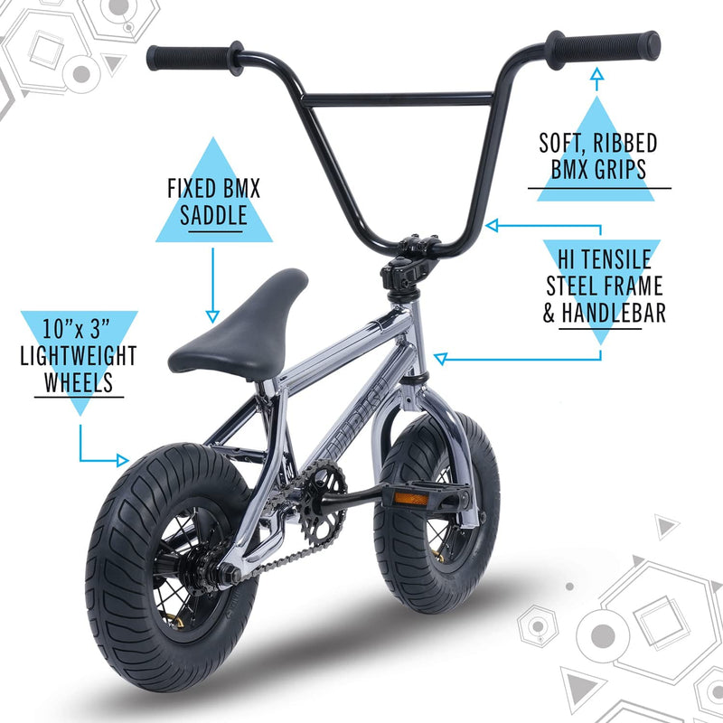 Sullivan Mini BMX, Premium Quality, for All Riders Age 8 Years and Up, Lightweight, Perfect for Tricks, 10 Inch BMX Wheels, Sealed Bearings, Micro Gearing, Top Load Stem, Includes Brakes Sporting Goods > Outdoor Recreation > Cycling > Bicycles Sullivan   