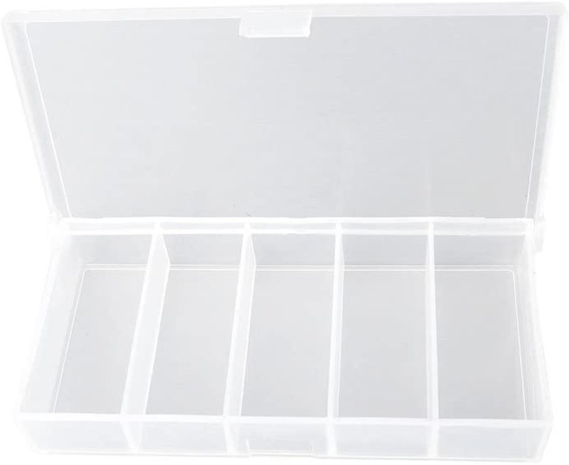 BOX034 Clear Beads Tackle Box Fishing Lure Jewelry Nail Art Small Parts Display Plastic Transparent Case Storage Organizer Containers Kisten Boxen Boite Sporting Goods > Outdoor Recreation > Fishing > Fishing Tackle 4044 Inc. 2  