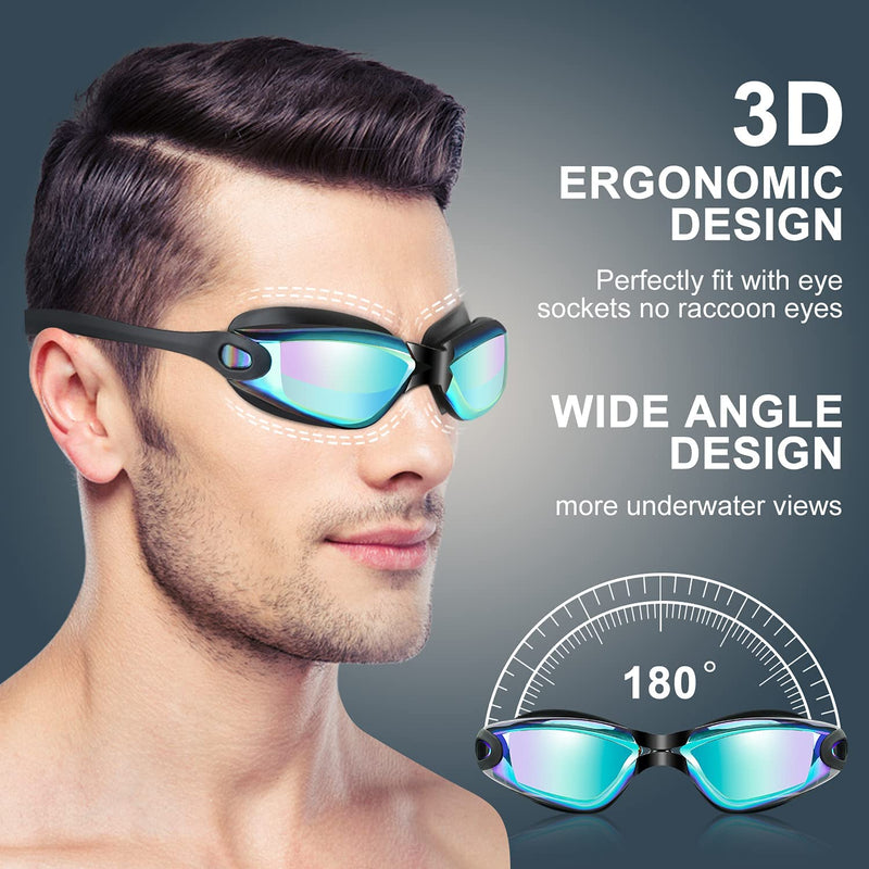 Swim Goggles, Swimming Goggles for Men Adult Women Youth Kids & Child, Teen Sporting Goods > Outdoor Recreation > Boating & Water Sports > Swimming > Swim Goggles & Masks COOLOO   