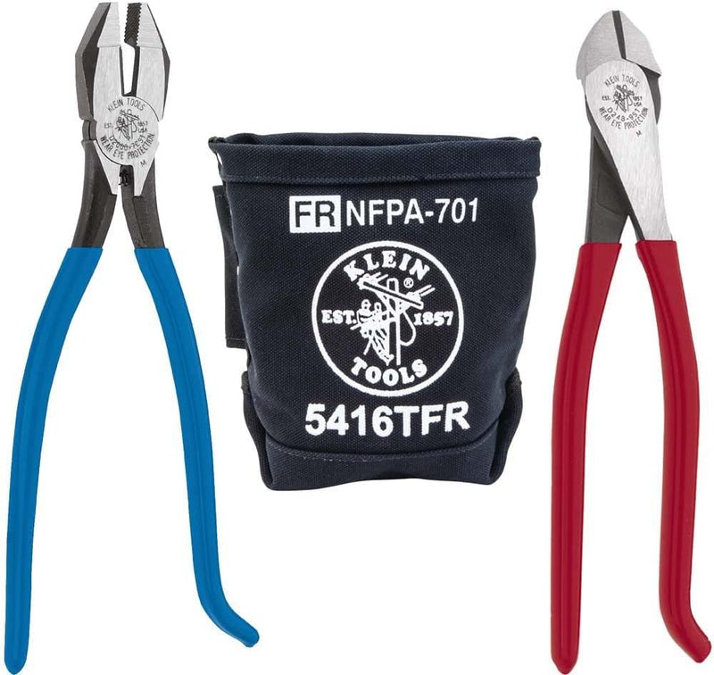 Klein Tools D248-9ST Pliers, Ironworker'S Diagonal Cutting Pliers with High Leverage Design Works as Rebar Cutter and Rebar Bender, 9-Inch