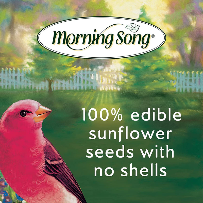 Morning Song 11979 Hearts & Chips Wild Food No Mess Sunflower Seeds for Birds, 5.5-Pound Bag Animals & Pet Supplies > Pet Supplies > Bird Supplies > Bird Food Morning Song   
