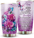 Mom Gifts from Daughters - 20Oz Stainless Steel Insulated Sunflower Mom Tumbler - Christmas, Valentine'S Day, Mom Birthday Gifts, Mothers Day Gifts from Daughter for Mom, New Mom, Bonus Mom Home & Garden > Kitchen & Dining > Tableware > Drinkware FamilyGater B Purple 2 1 Count (Pack of 1) 