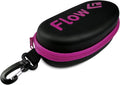 Flow Swim Goggle Case - Protective Case for Swimming Goggles with Bag Clip for Backpack Sporting Goods > Outdoor Recreation > Boating & Water Sports > Swimming > Swim Goggles & Masks Flow Swim Gear Hot Pink  