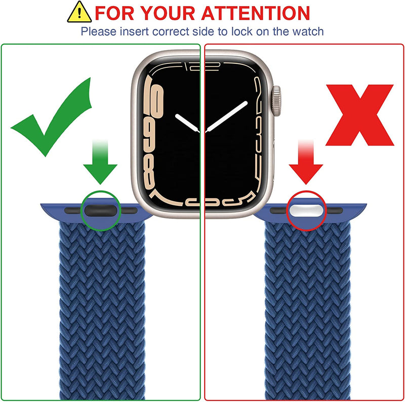 OULUOQI Braided Solo Loop Compatible with Apple Watch Band 38Mm 40Mm 41Mm 42Mm 44Mm 45Mm 49Mm Women Men,Lace Nylon Stretchy Elastic Sport Strap for Iwatch Ultra Series 8 SE 7 6 5 4 3 2 1. Sporting Goods > Outdoor Recreation > Winter Sports & Activities OULUOQI   