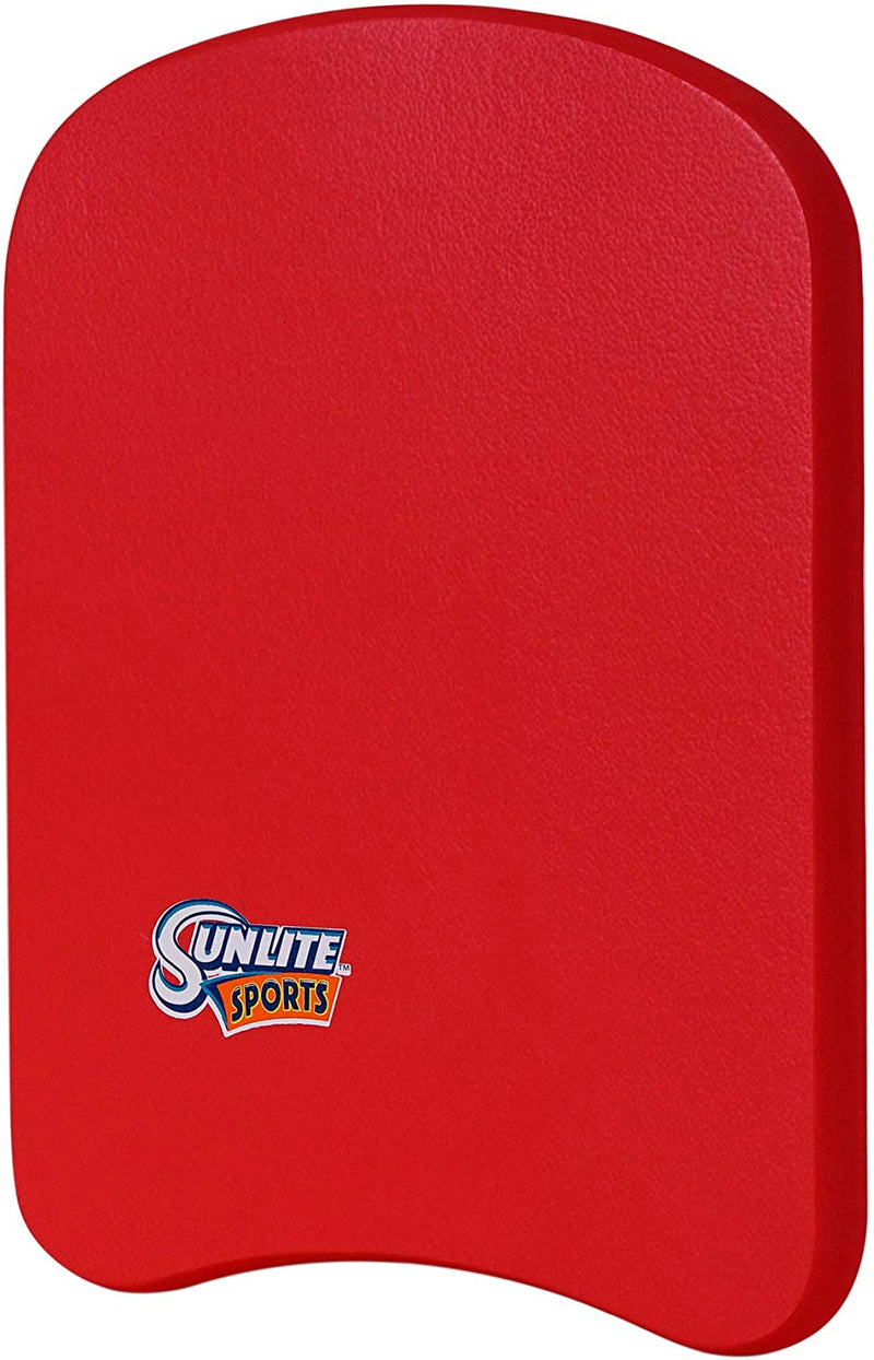 Sunlite Sports Swimming Kickboard with Ergonomic Grip Handles, One Size Fits All, for Children and Adults, Pool Training Swimming Aid, for Beginner and Advanced Swimmers Sporting Goods > Outdoor Recreation > Boating & Water Sports > Swimming Sunlite Sports Junior Red  