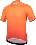 ROTTO Cycling Jersey Mens Bike Shirt Short Sleeve Gradient Color Series Sporting Goods > Outdoor Recreation > Cycling > Cycling Apparel & Accessories ROTTO C3 Orange-red Large 