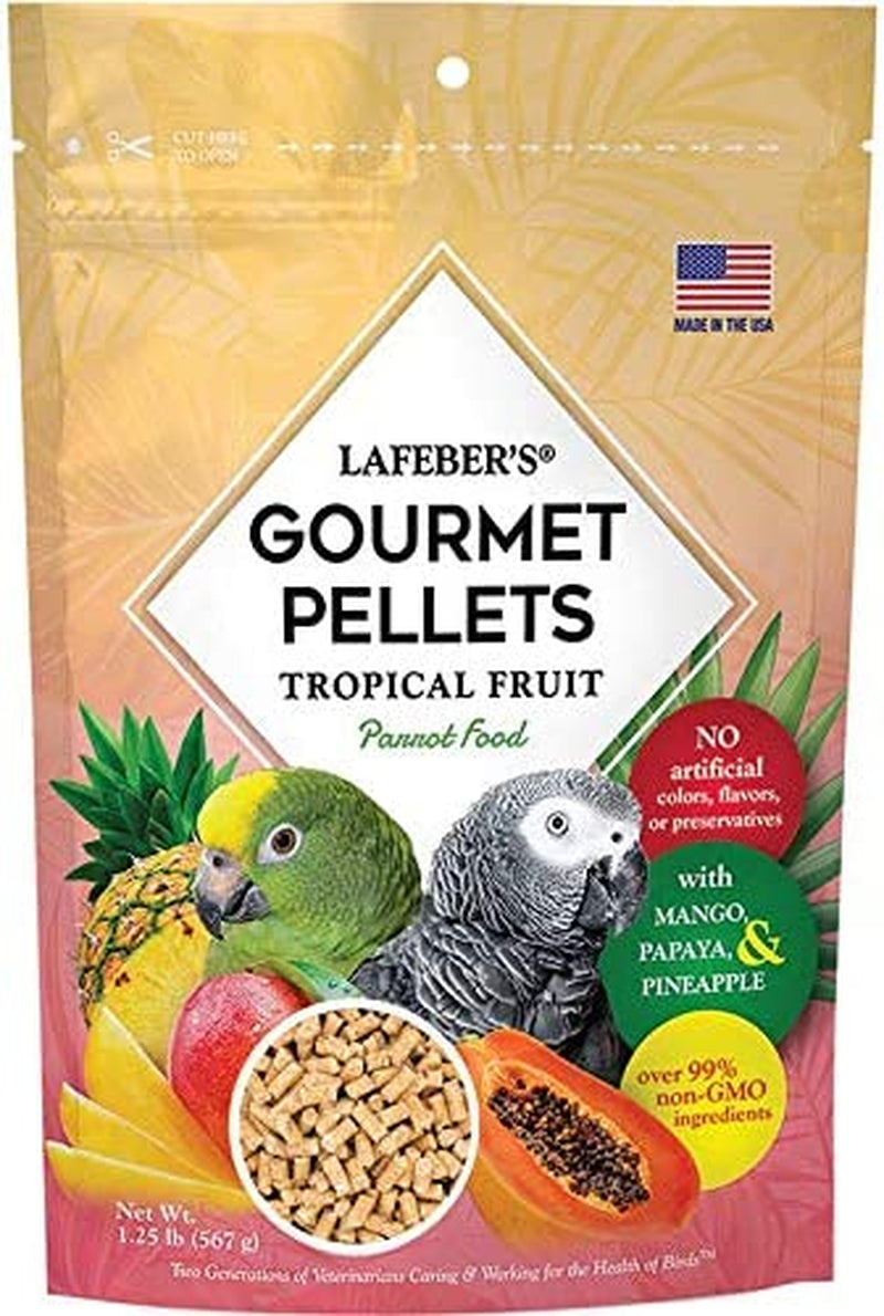 Lafeber Premium Daily Diet Pellets Pet Bird Food, Made with Non-Gmo and Human-Grade Ingredients, for Parrots, 5 Lb Animals & Pet Supplies > Pet Supplies > Bird Supplies > Bird Food Lafeber Company Tropical Fruit 1.25 Pound (Pack of 1) 