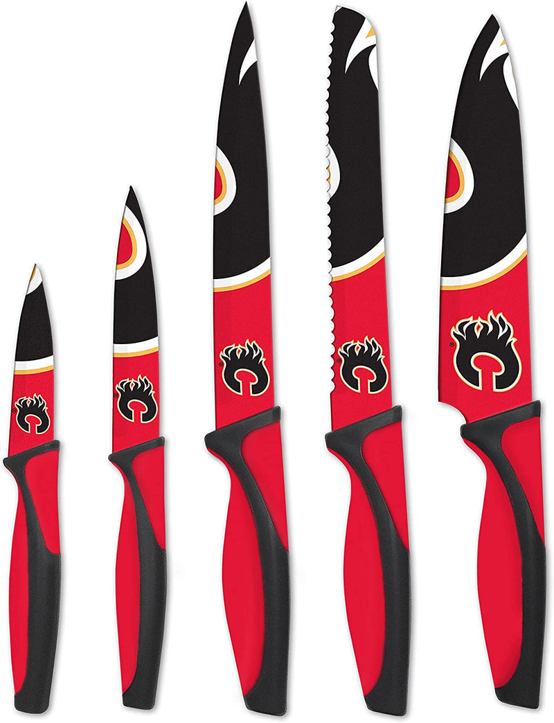 The Sports Vault NHL Unisex Kitchen Knives Home & Garden > Kitchen & Dining > Kitchen Tools & Utensils > Kitchen Knives The Sports Vault Team Color Calgary Flames One Size