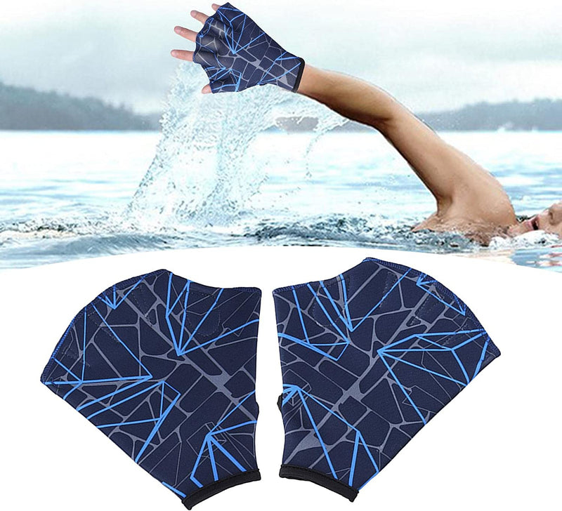 Colcolo Swimming 1 Pair Unisex Frog Type Silicone Girdles Swimming Hand Flippers Palm Finger Webbed Gloves Paddle Water Sports Sporting Goods > Outdoor Recreation > Boating & Water Sports > Swimming > Swim Gloves Generic   